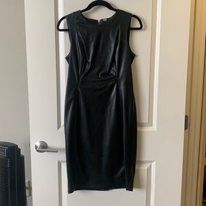 Leather Calvin Klein Dress
